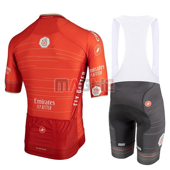 Maglia Castelli UAE Tour Manica Corta 2019 Arancione